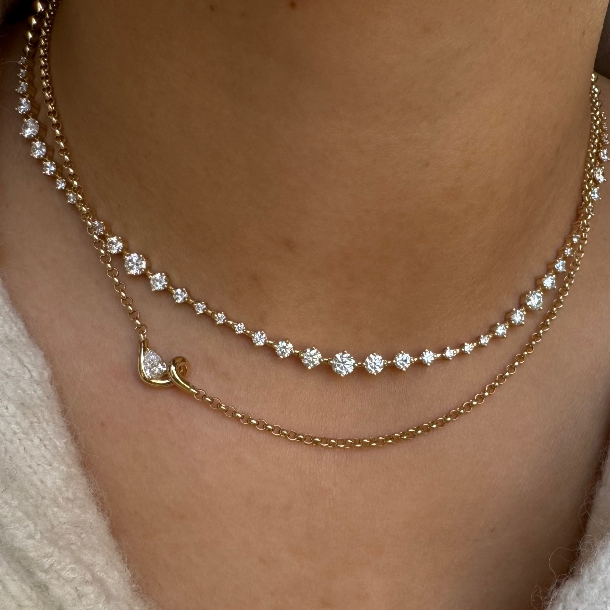 Contour Pear Pendant